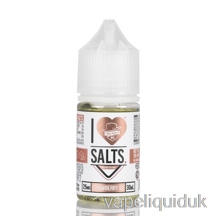 Strawberry ICE - I Love Salts - 30mL 25mg Vape Juice